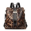 Leopard Print Backpack Purse Leopard Print Backpack Purse