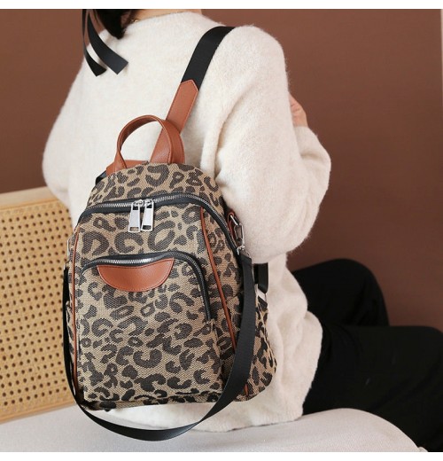Cheetah Print Backpack Purse Cheetah Print Backpack Purse
