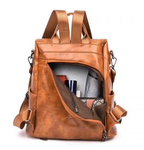 Leather Anti Theft Backpack Women Leather Anti Theft Backpack Women