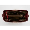 Croc Embossed Leather Bag Croc Embossed Leather Bag