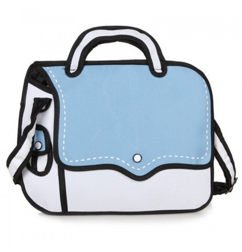 2D Cartoon Messenger Bag 2D Cartoon Messenger Bag