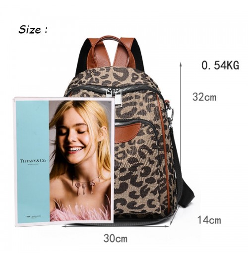 Cheetah Print Backpack Purse Cheetah Print Backpack Purse