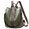 Leather Travel Backpack Anti Theft Leather Travel Backpack Anti Theft