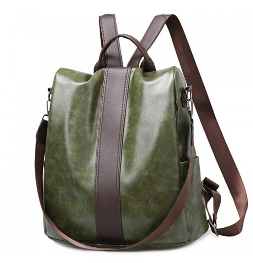 Leather Travel Backpack Anti Theft Leather Travel Backpack Anti Theft