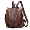 Leather Travel Backpack Anti Theft Leather Travel Backpack Anti Theft