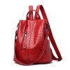 Croc Leather Backpack Croc Leather Backpack