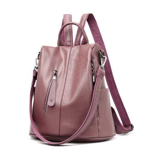 Croc Leather Backpack Croc Leather Backpack