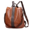 Leather Travel Backpack Anti Theft Leather Travel Backpack Anti Theft