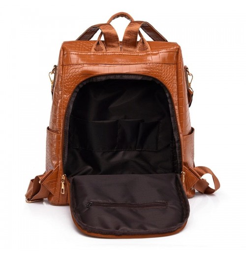 Faux Leather Laptop Backpack Women's Faux Leather Laptop Backpack Women's