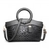 Leather Croc Tote Bag Leather Croc Tote Bag